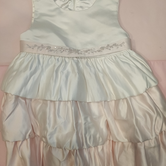 Cinderella babygirl Christmas/flower girl ivory/light pink formal dress size 24m - Picture 1 of 4